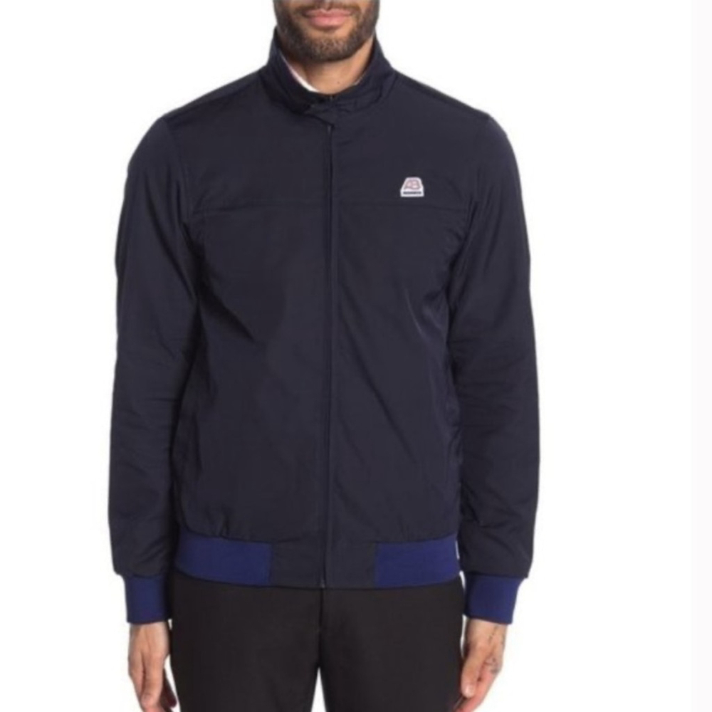 Scotch & Soda Harrington Front Zip Jacket Men's Navy Jacket - Picture 2 of 10